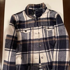 cropped shacket